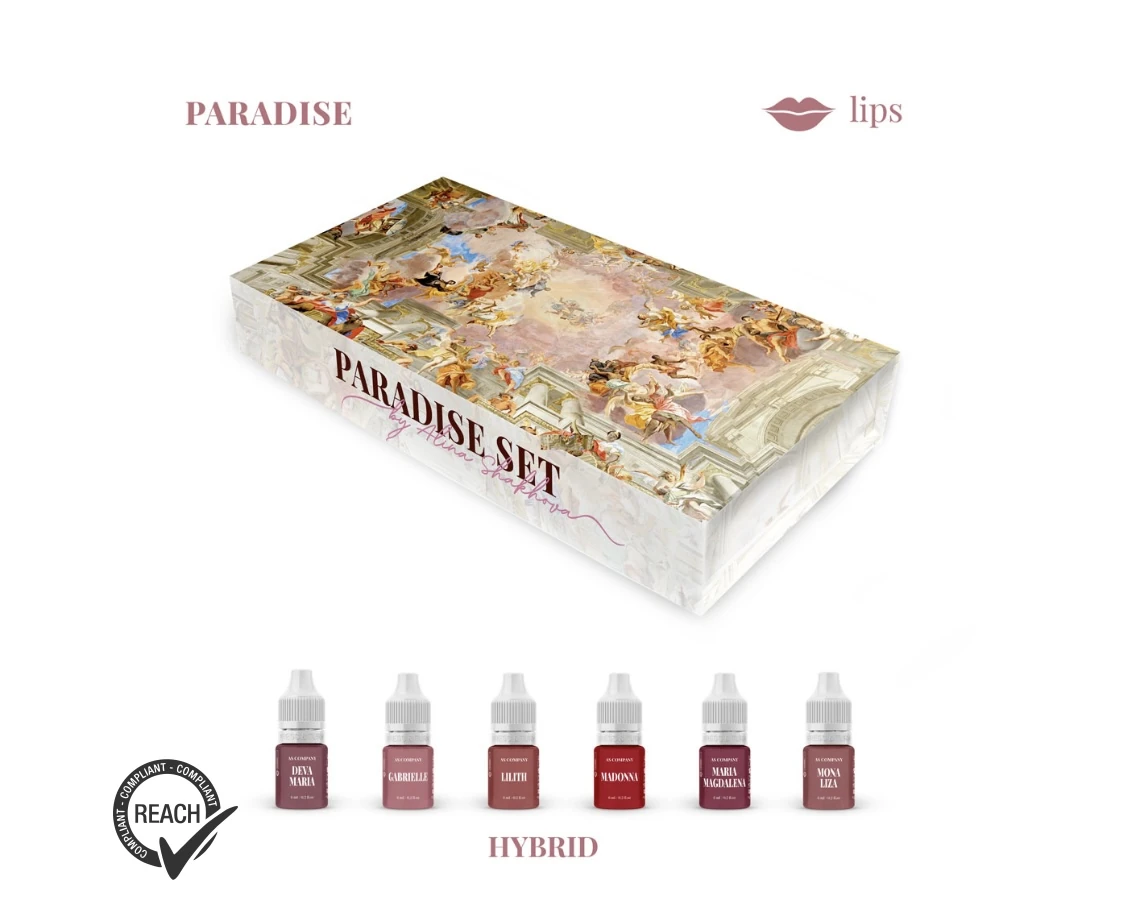 LIP SET PARADISE / HYBRID/ 6 stk je 6ml 